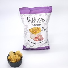 Vallucas - patatas fritas al ajillo