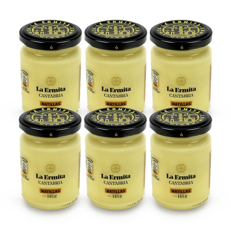 La Ermita - Natillas, pack de tarros de 145g La Ermita - Natillas, pack de tarros de 145g