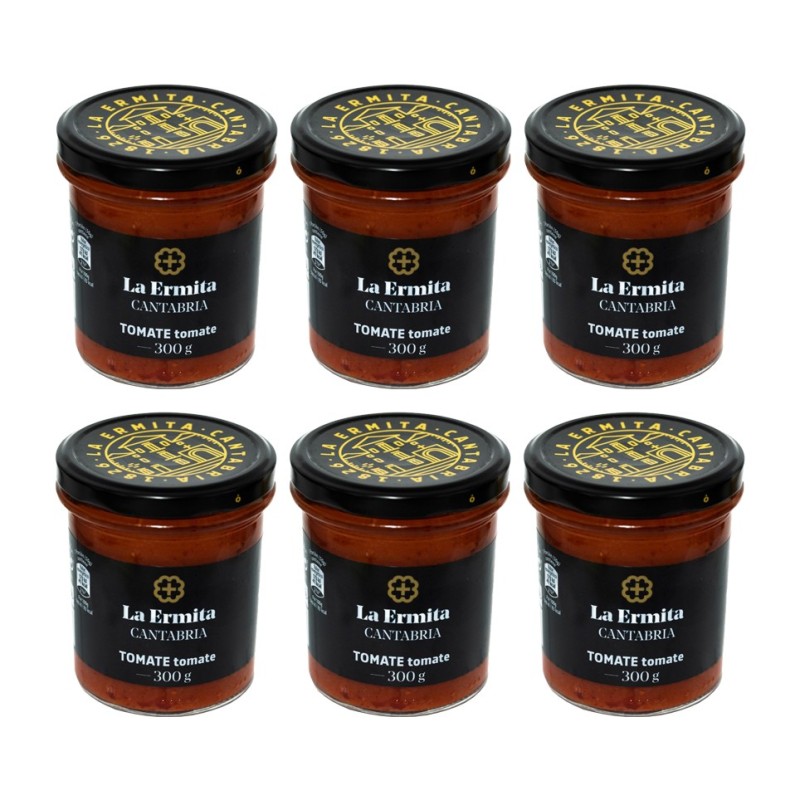 La Ermita - TOMATE tomate, pack de tarros de 300g