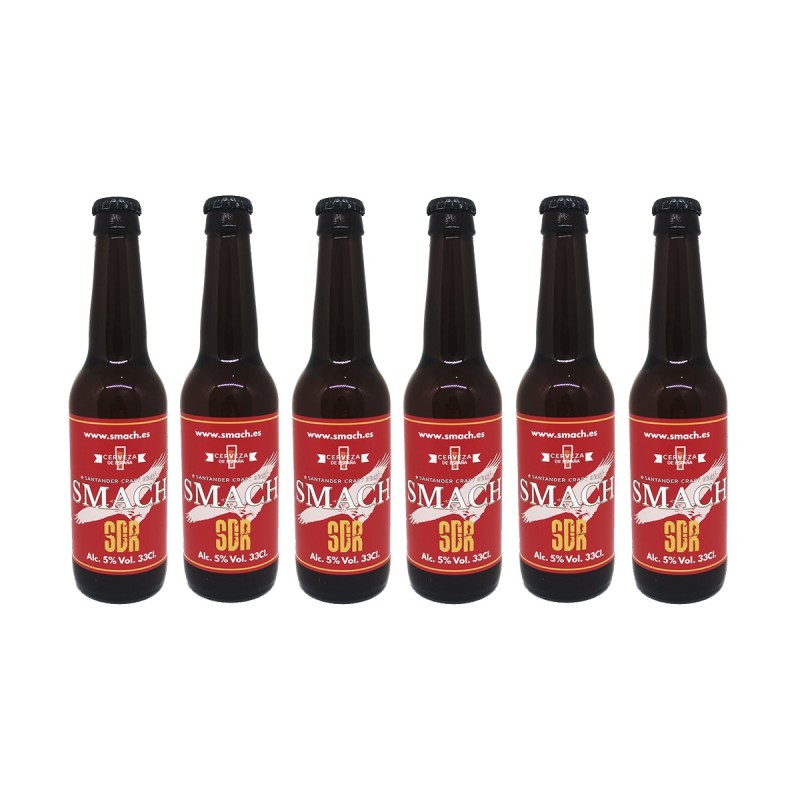 Smach - cerveza SDR, pack de botellines de 33 cl.