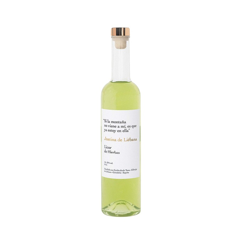 Justina de Liébana - Licor de hierbas, 50 cl.