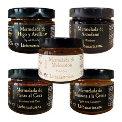 Liébana Artesana - Pack 1 de mermeladas variadas
