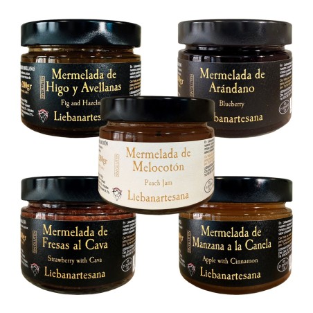 Liébana Artesana - Pack 1 de mermeladas variadas