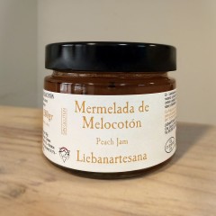 Liébana Artesana - Mermelada de melocotón, 4 tarros de 280g
