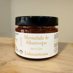 Liébana Artesana - Mermelada de albaricoque, 4 tarros de 280g