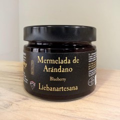 Liébana Artesana - Mermelada de arándano, 4 tarros de 280g