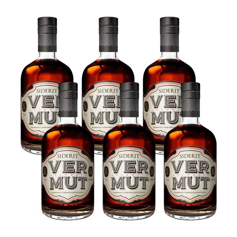 Siderit - Vermut clásico, pack de 6 botellas de 75 cl. Siderit - Vermut clásico, pack de 6 botellas de 75 cl.