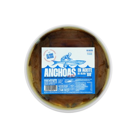 La Mar Salada - Anchoas del Cantábrico en aceite de oliva
