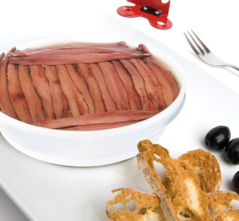 La Mar Salada - Anchoas del Cantábrico en aceite de oliva, tarrina de 400g