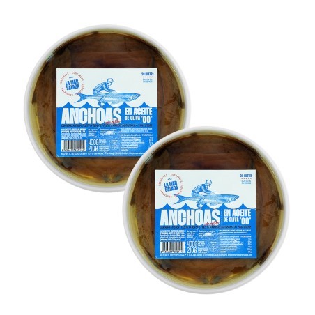 La Mar Salada - Anchoas del Cantábrico en aceite de oliva
