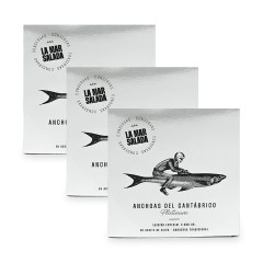 La Mar Salada - Anchoas del Cantábrico en Aceite de Oliva, Serie Platinum