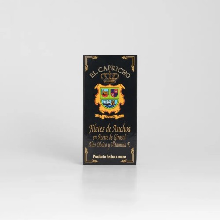 El Capricho - Anchoas del Cantábrico en aceite de girasol, pack de 6 octavillos de 50g