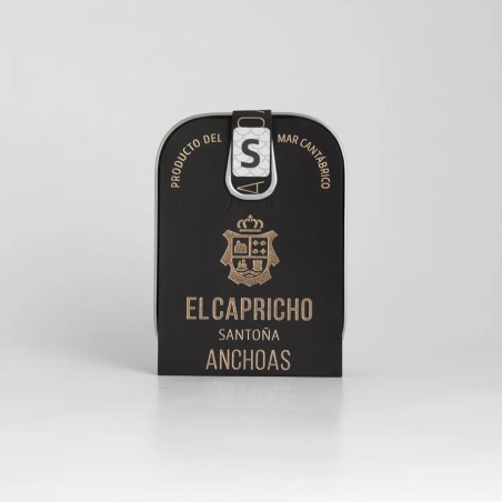 El Capricho - Anchoas del Cantábrico en aceite de girasol, pack de 3 latas de 95g