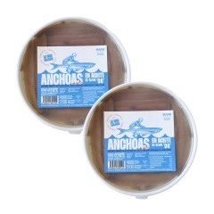 La Mar Salada - Anchoas del Cantábrico en aceite de oliva