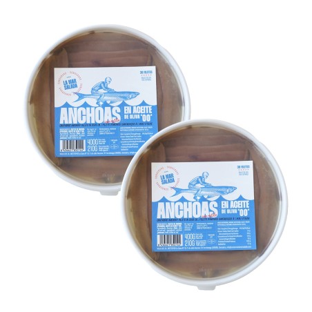 La Mar Salada - Anchoas del Cantábrico en aceite de oliva