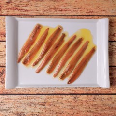 La Mar Salada - Anchoas del Cantábrico en aceite de oliva, pack de 4 tarrinas de 400g