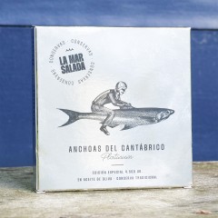 La Mar Salada - Anchoas del Cantábrico en Aceite de Oliva, Serie Platinum