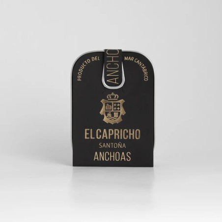 El Capricho - Anchoas del Cantábrico en AOVE (talla L), pack de 2 latas de 95g