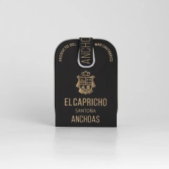 El Capricho - Anchoas del Cantábrico en AOVE (talla L), pack de 3 latas de 95g