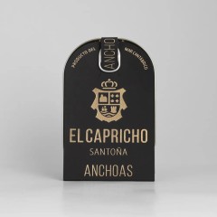 El Capricho - Anchoas del Cantábrico en AOVE (talla XXL), pack de 2 latas de 115g