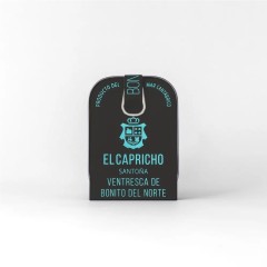 El Capricho - Ventresca de bonito en aceite de girasol, pack de 2 latas de 110g