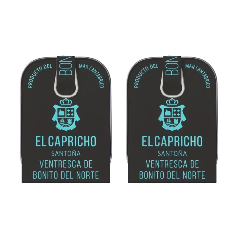 El Capricho - Ventresca de bonito del norte en aceite de girasol, pack de latas de 110g El Capricho - Ventresca de bonito del norte en aceite de girasol, pack de latas de 110g
