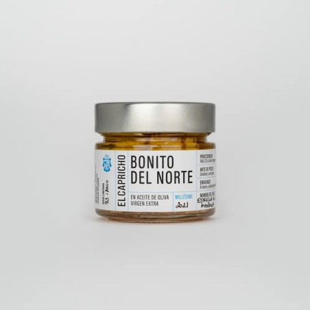 El Capricho - Tronco de bonito del norte Millésime en AOVE, pack de 6 tarros de 170g
