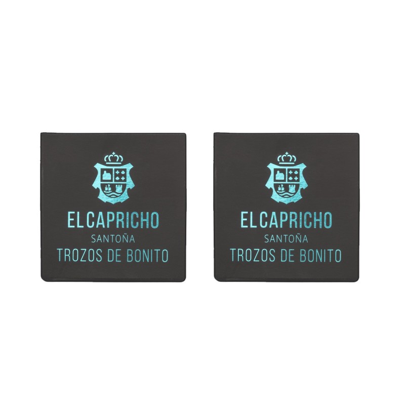 El Capricho - Trozos de bonito del norte en aceite de girasol, pack de 2 latas de 210g