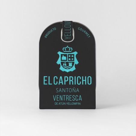 El Capricho - Ventresca de atún Yellowfin en AOVE, pack de 2 latas de 115g