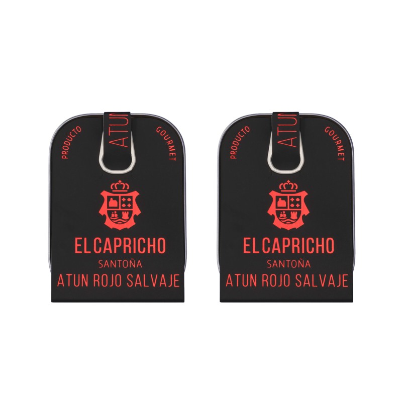 El Capricho - Atún rojo en AOVE, pack de 2 latas de 110g