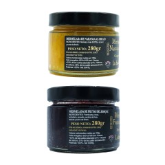 Liebanartesana - Mermelada de naranja al orujo + mermelada de frutos del bosque