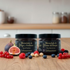 Liebanartesana - Pack mermelada higo y avellanas + frutas del bosque