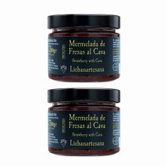 Mermelada de fresas al cava