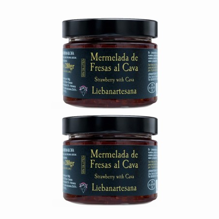 Mermelada de fresas al cava