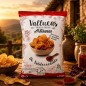 Vallucas - patatas fritas con toque de pimentón picante, pack de bolsas de 140g Vallucas - patatas fritas con toque de pimentón picante, pack de bolsas de 140g