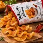 Vallucas - patatas fritas con toque de pimentón picante, pack de bolsas de 140g Vallucas - patatas fritas con toque de pimentón picante, pack de bolsas de 140g