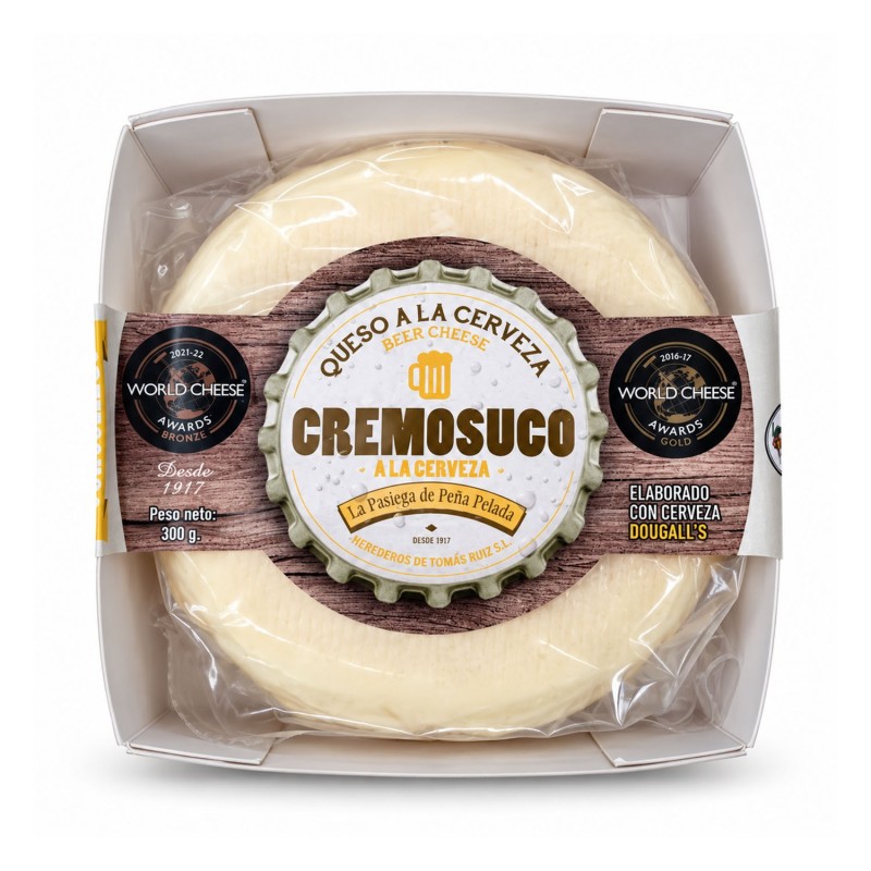 La Pasiega de Peña Pelada - Queso Cremosuco a la cerveza, 300g La Pasiega de Peña Pelada - Queso Cremosuco a la cerveza, 300g